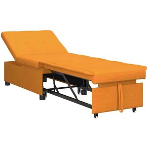 vidaXL Uittrekbare Slaapbank Dongeel 194 x 50 x 82 cm Stof vidaXL Uittrekbare Slaapbank Dongeel 194 x 50 x 82 cm Stof