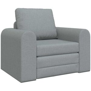 vidaXL Slaapbank Lichtgrijs 98 x 71 x 83 cm Stof vidaXL Slaapbank Lichtgrijs 98 x 71 x 83 cm Stof