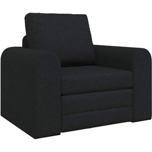 vidaXL Slaapbank Zwart 98 x 71 x 83 cm Stof vidaXL Slaapbank Zwart 98 x 71 x 83 cm Stof