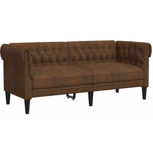 vidaXL Bank Bruin 182,5 x 74,5 x 74,5 cm Polyester vidaXL Bank Bruin 182,5 x 74,5 x 74,5 cm Polyester