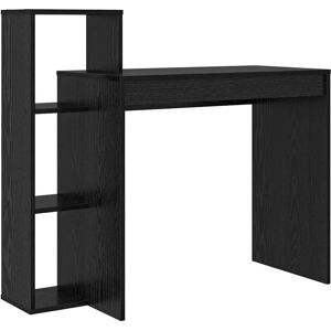 vidaXL Bureau met plank Zwart Eiken 100 x 40 x 90 cm Bewerkt hout vidaXL Bureau met plank Zwart Eiken 100 x 40 x 90 cm Bewerkt hout