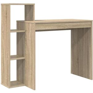 vidaXL Bureau met plank Sonoma Eik 100 x 40 x 90 cm Bewerkt hout vidaXL Bureau met plank Sonoma Eik 100 x 40 x 90 cm Bewerkt hout