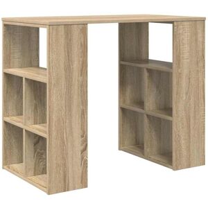 vidaXL Bureau met plank Sonoma Eik 90 x 50 x 75 cm Bewerkt hout vidaXL Bureau met plank Sonoma Eik 90 x 50 x 75 cm Bewerkt hout