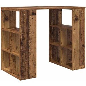 vidaXL Bureau met plank Oud Hout 90 x 50 x 75 cm Bewerkt hout vidaXL Bureau met plank Oud Hout 90 x 50 x 75 cm Bewerkt hout