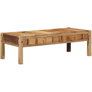 vidaXL Salontafel Bruin 110 x 54 x 35 cm Massief Gerecycleerd Hout vidaXL Salontafel Bruin 110 x 54 x 35 cm Massief Gerecycleerd Hout