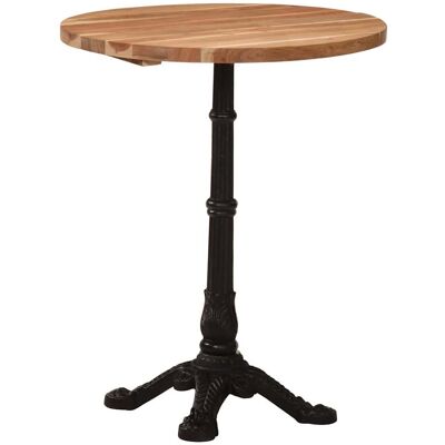 vidaXL Bistrotafel Ø 60x76 cm massief acaciahout vidaXL Bistrotafel Ø 60x76 cm massief acaciahout