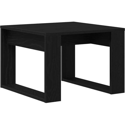vidaXL Salontafel Zwart Eiken 50 x 50 x 35 cm Bewerkt hout vidaXL Salontafel Zwart Eiken 50 x 50 x 35 cm Bewerkt hout