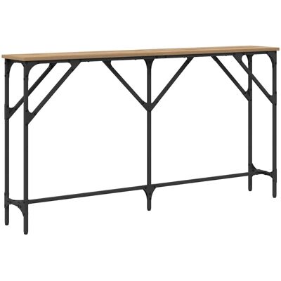 vidaXL Wandtafel artisanaal eikenkleurig 140 x 23 x 75 cm vidaXL Wandtafel artisanaal eikenkleurig 140 x 23 x 75 cm