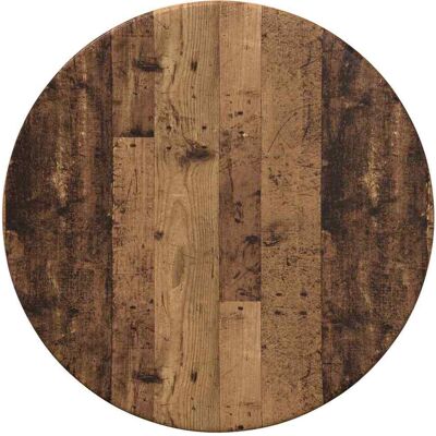 vidaXL Tafelblad Ø 30 x 1,5 cm Rond Bewerkt hout Oud hout vidaXL Tafelblad Ø 30 x 1,5 cm Rond Bewerkt hout Oud hout