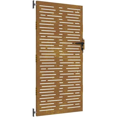 vidaXL Poort 85x200 cm vierkant cortenstaal vidaXL Poort 85x200 cm vierkant cortenstaal