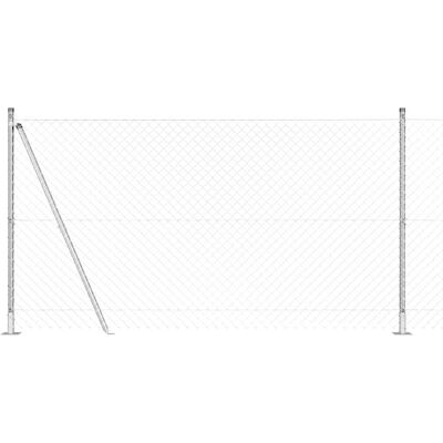 vidaXL Buitenverhoogd hekwerk met betonnen basis 10 x 1,2 m Mesh vidaXL Buitenverhoogd hekwerk met betonnen basis 10 x 1,2 m Mesh