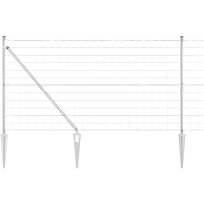 vidaXL Eurohek met Puntige Spikes 25 x 1,2 m Gegalvaniseerd staal Mesh vidaXL Eurohek met Puntige Spikes 25 x 1,2 m Gegalvaniseerd staal Mesh