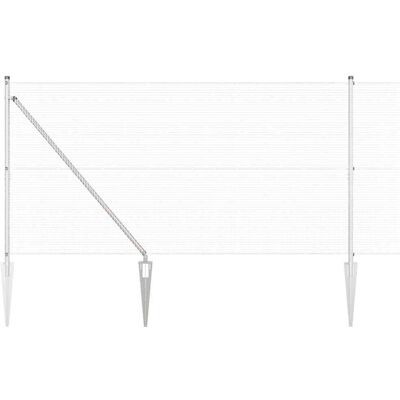 vidaXL Gelast Draadhek met Spikes 50 x 1,2 m Gegalvaniseerd staal Mesh vidaXL Gelast Draadhek met Spikes 50 x 1,2 m Gegalvaniseerd staal Mesh