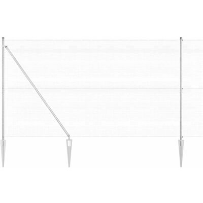 vidaXL Gelast Draadhek met Spikes 50 x 1,5 m Gegalvaniseerd staal Mesh vidaXL Gelast Draadhek met Spikes 50 x 1,5 m Gegalvaniseerd staal Mesh