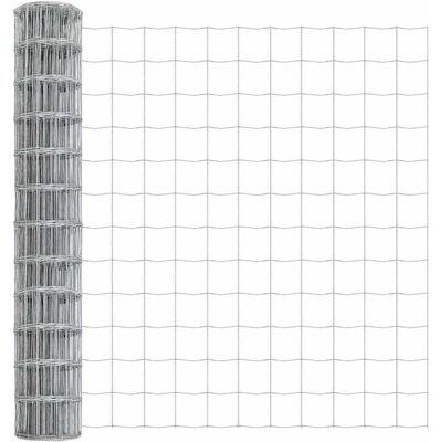 vidaXL Euro Hek 1,2 x 25 m PVC-gelaagd ijzer vidaXL Euro Hek 1,2 x 25 m PVC-gelaagd ijzer
