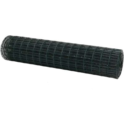 vidaXL Euro Hek Groen 1,2 x 10 m PVC-gelaagd ijzer vidaXL Euro Hek Groen 1,2 x 10 m PVC-gelaagd ijzer