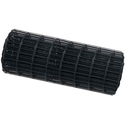 vidaXL Euro Hek Grijs 0,6 x 25 m PVC-gelaagd ijzer vidaXL Euro Hek Grijs 0,6 x 25 m PVC-gelaagd ijzer