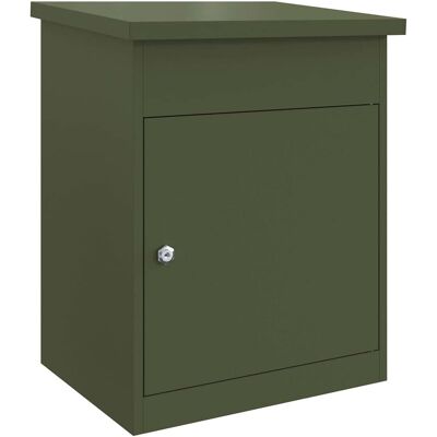 vidaXL Pakket Inwerpkoker met slot Olijfgroen 47,5 x 38 x 59 cm Staal vidaXL Pakket Inwerpkoker met slot Olijfgroen 47,5 x 38 x 59 cm Staal