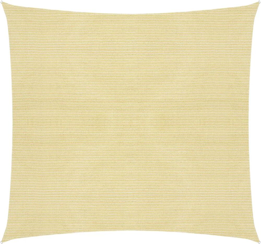 vidaXL Zonnezeil 160 g/m² 6x6 m HDPE beige