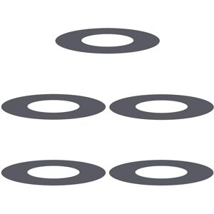 vidaXL geschikt voor vlakke boomringen 5 pcs Antraciet Ø30 / 60 cm Staal vidaXL geschikt voor vlakke boomringen 5 pcs Antraciet Ø30 / 60 cm Staal