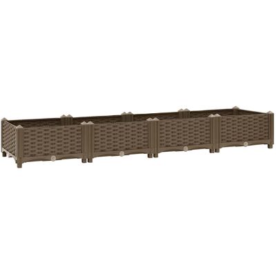 vidaXL Plantenbak verhoogd 160x40x23 cm polypropyleen vidaXL Plantenbak verhoogd 160x40x23 cm polypropyleen