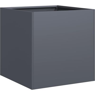 vidaXL Plantenbak 40x40x40 cm koudgewalst staal antracietkleurig vidaXL Plantenbak 40x40x40 cm koudgewalst staal antracietkleurig