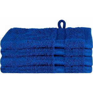vidaXL Gastendoek SOLUND 4 pcs Blauw 15 x 21 cm 550 gsm vidaXL Gastendoek SOLUND 4 pcs Blauw 15 x 21 cm 550 gsm