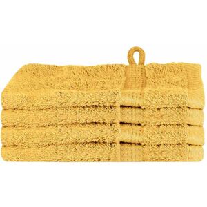 vidaXL Gastendoek SOLUND 4 pcs Goud 15 x 21 cm 550 gsm vidaXL Gastendoek SOLUND 4 pcs Goud 15 x 21 cm 550 gsm