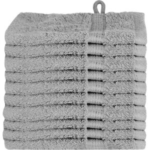 vidaXL Gastendoek SOLUND 10 pcs Grijs 15 x 21 cm 550 gsm vidaXL Gastendoek SOLUND 10 pcs Grijs 15 x 21 cm 550 gsm