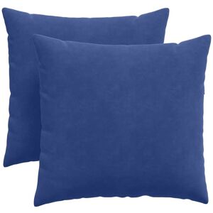 vidaXL Zitkussens 2 pcs Politieblauw 45 x 45 cm Corduroy stof vidaXL Zitkussens 2 pcs Politieblauw 45 x 45 cm Corduroy stof