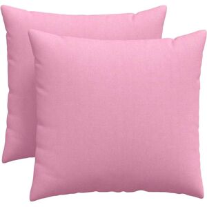 vidaXL Zitkussens 2 pcs Roze 50 x 50 cm Stof vidaXL Zitkussens 2 pcs Roze 50 x 50 cm Stof