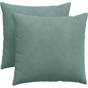 vidaXL Zitkussens 2 pcs Zeegroen 50 x 50 cm Corduroy stof vidaXL Zitkussens 2 pcs Zeegroen 50 x 50 cm Corduroy stof
