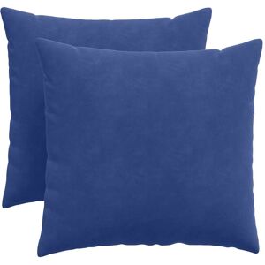 vidaXL Zitkussens 2 pcs Politieblauw 50 x 50 cm Corduroy stof vidaXL Zitkussens 2 pcs Politieblauw 50 x 50 cm Corduroy stof