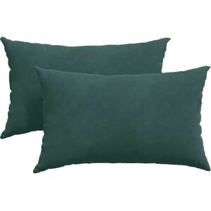 vidaXL Zitkussens 2 pcs Donkergroen 50 x 30 cm Corduroy stof vidaXL Zitkussens 2 pcs Donkergroen 50 x 30 cm Corduroy stof