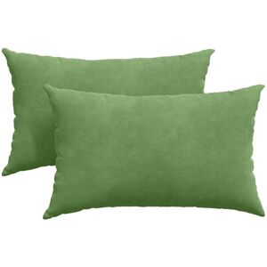 vidaXL Zitkussens 2 pcs Lichtgroen 50 x 30 cm Corduroy stof vidaXL Zitkussens 2 pcs Lichtgroen 50 x 30 cm Corduroy stof