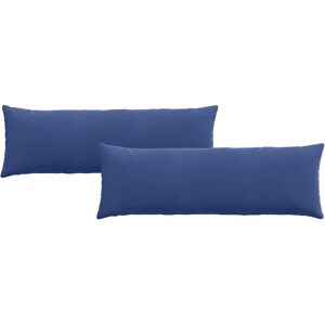 vidaXL Zitkussens 2 pcs Politieblauw 120 x 40 cm Corduroy stof vidaXL Zitkussens 2 pcs Politieblauw 120 x 40 cm Corduroy stof