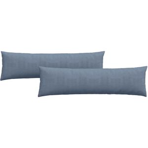 vidaXL Zitkussens 2 pcs Blauw 145 x 40 cm Corduroy stof vidaXL Zitkussens 2 pcs Blauw 145 x 40 cm Corduroy stof