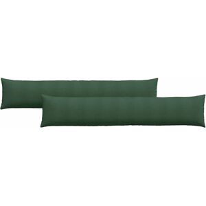 vidaXL Zitkussens 2 pcs Donkergroen 200 x 40 cm Corduroy stof vidaXL Zitkussens 2 pcs Donkergroen 200 x 40 cm Corduroy stof