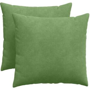 vidaXL Zitkussens 2 pcs Lichtgroen 50 x 50 cm Corduroy stof vidaXL Zitkussens 2 pcs Lichtgroen 50 x 50 cm Corduroy stof