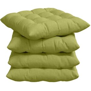 vidaXL Zitkussens 4 pcs Lichtgroen 40 x 40 x 6 cm Stof vidaXL Zitkussens 4 pcs Lichtgroen 40 x 40 x 6 cm Stof