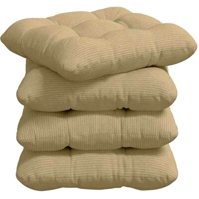 vidaXL Zitkussens 4 st Corduroy stof Grijs Groen 45 x 45 cm vidaXL Zitkussens 4 st Corduroy stof Grijs Groen 45 x 45 cm