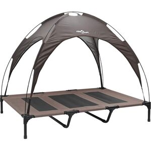 vidaXL Hondenbed Bruin 122 x 93 x 106,5 cm Staal vidaXL Hondenbed Bruin 122 x 93 x 106,5 cm Staal