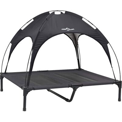 vidaXL Hondenbed Zwart 92 x 77 x 82,5 cm Staal vidaXL Hondenbed Zwart 92 x 77 x 82,5 cm Staal