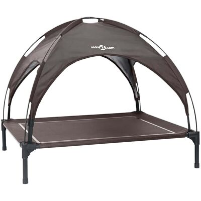 vidaXL Hondenbed 104 x 86 x 84,5 cm Staal Bruin vidaXL Hondenbed 104 x 86 x 84,5 cm Staal Bruin