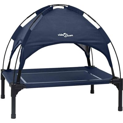 vidaXL Hondenbed 71 x 64 x 71 cm Staal Marineblauw vidaXL Hondenbed 71 x 64 x 71 cm Staal Marineblauw