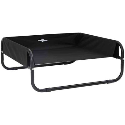 vidaXL Hondenbed Zwart 75 x 75 x 30 cm Staal vidaXL Hondenbed Zwart 75 x 75 x 30 cm Staal