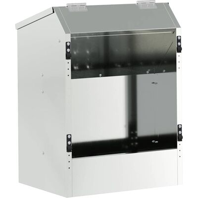vidaXL Konijnenvoerbak zilver 33,5 x 25,5 x 45,5 cm 3 kg vidaXL Konijnenvoerbak zilver 33,5 x 25,5 x 45,5 cm 3 kg