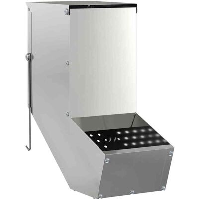 vidaXL Konijnenvoerbak Zilver 12,5 x 26 x 28,5 cm 1 kg Gegevens staal vidaXL Konijnenvoerbak Zilver 12,5 x 26 x 28,5 cm 1 kg Gegevens staal