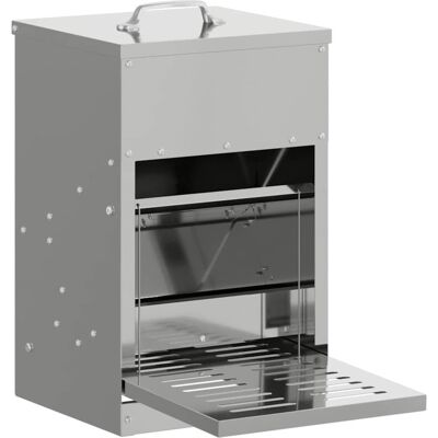 vidaXL Kip trekvoeder Zilver 25 x 42 x 40 cm 4 kg Gegevens staal vidaXL Kip trekvoeder Zilver 25 x 42 x 40 cm 4 kg Gegevens staal