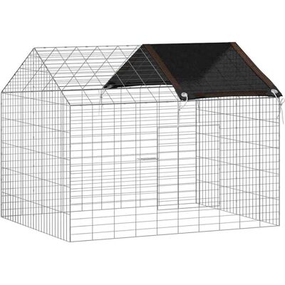 vidaXL Konijnenkooi Zilver 100 x 78 x 78 cm Gegevens staal vidaXL Konijnenkooi Zilver 100 x 78 x 78 cm Gegevens staal